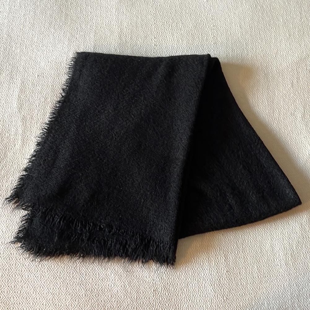 Super Soft Look by M Black Wrap/Shawl/Scarf NWT